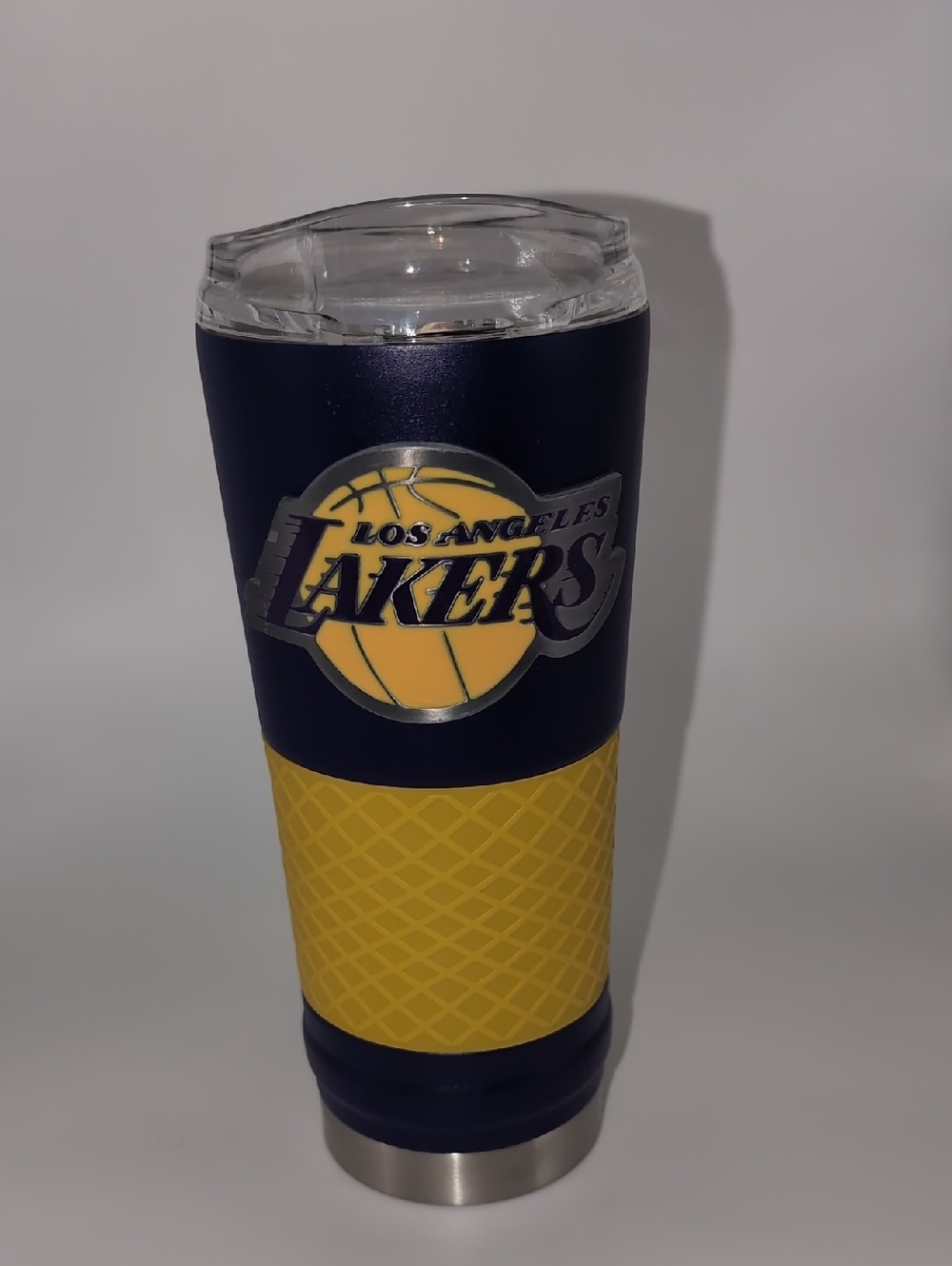 Los Angeles Lakers Stainless Tumbler - Purple & Yellow Brand New 24oz